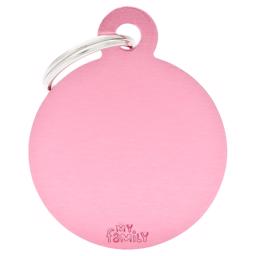 My Family Hundetegn Basic Cirkel i Pink